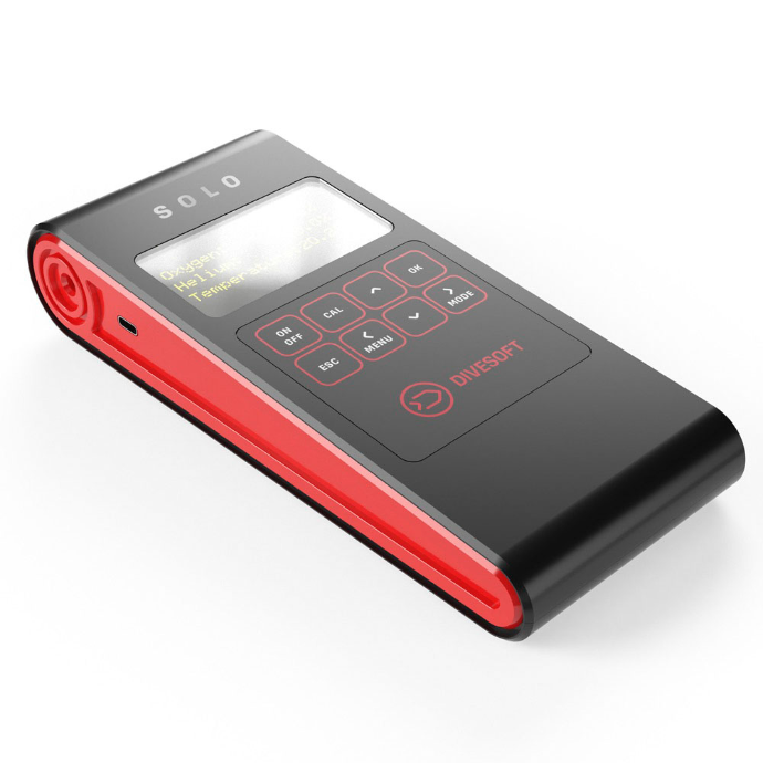 Divesoft SOLO He/O2-analysaattori